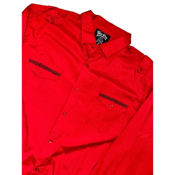 Blue Gear Men's 2XL Red Chili Long/Roll-Up Sleeves Shirt Button Up $38 - Picture 2 of 8
